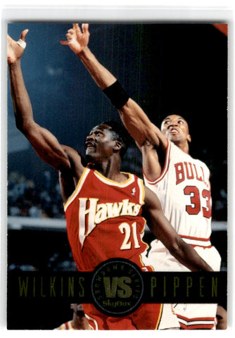 1993 SkyBox Showdown Series Scottie Pippen/Dominique Wilkins CardSS9 Default Title