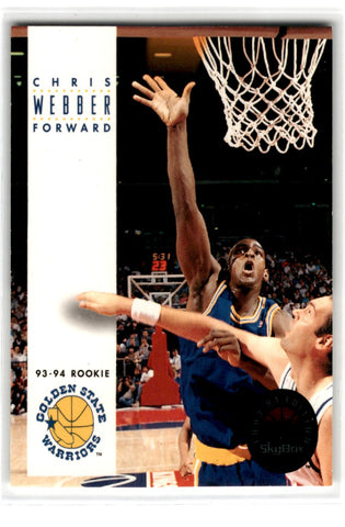 1993 SkyBox Chris Webber Card 227 Default Title