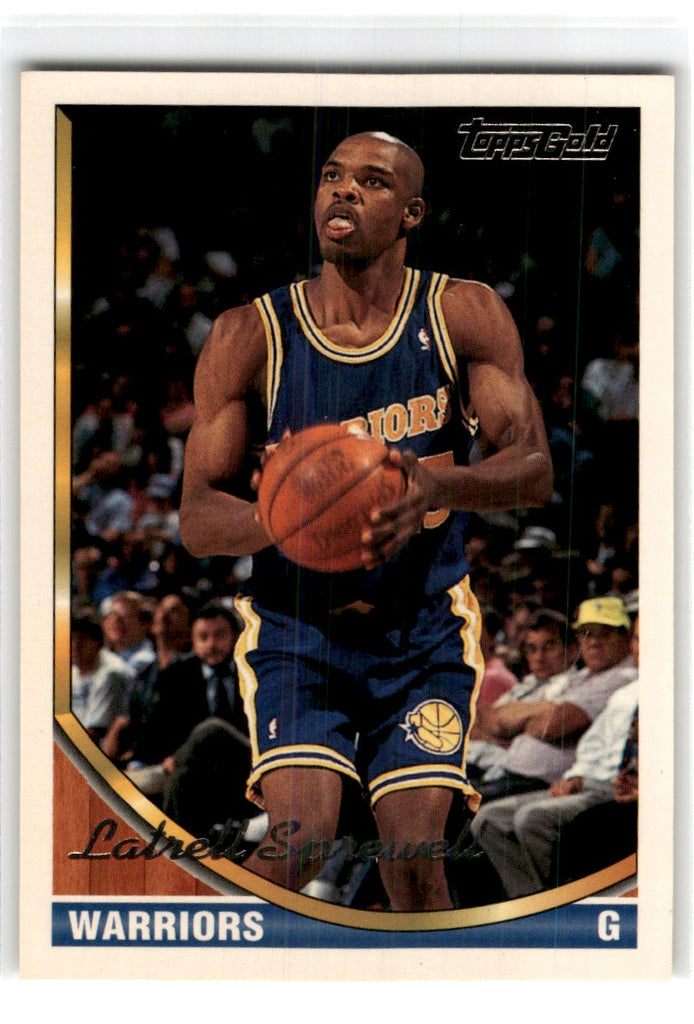 1993 Topps Gold Latrell Sprewell Card340 Default Title