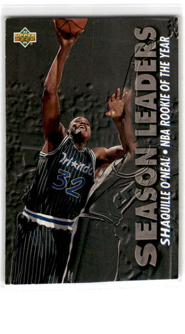 1993 Upper Deck Season Leaders Shaquille O'Neal Card 177 Default Title