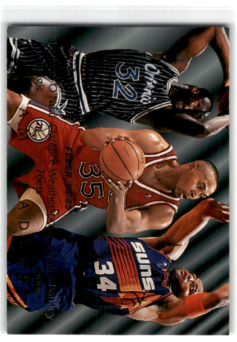 1994 Fleer Team Leaders Shaquille O'Neal/Charles Barkley Card142 Default Title