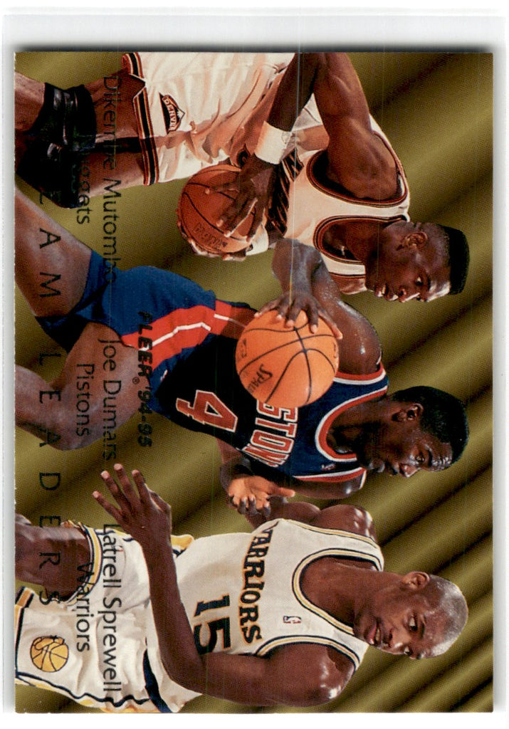 1994 Fleer Team Leaders Latrell Sprewell CardS9 Default Title