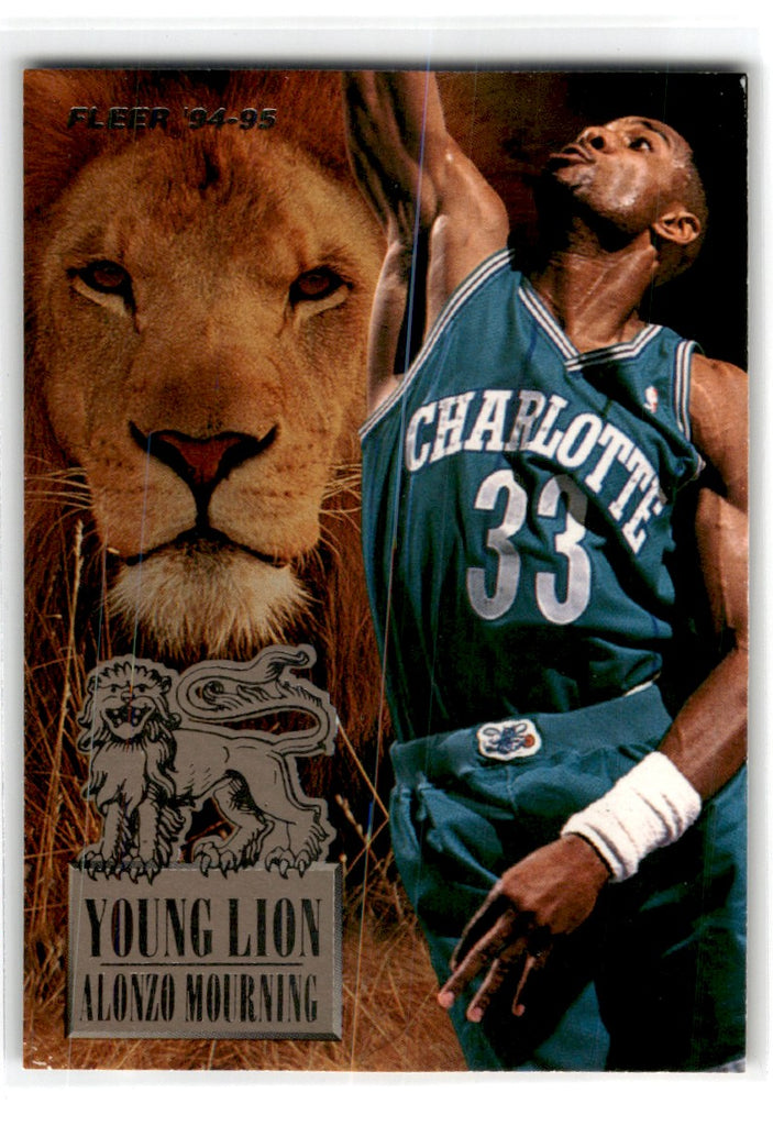 1994 Fleer Young Lion Alonzo Mourning Card 4 Default Title