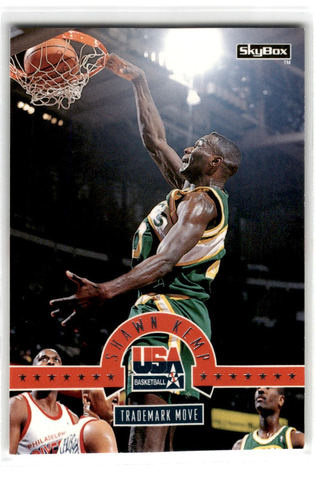 1994 SkyBox Shawn Kemp Card 17 Default Title