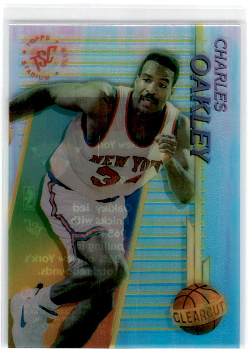 1994 Stadium Club Clear Cut Charles Oakley Card18 Default Title