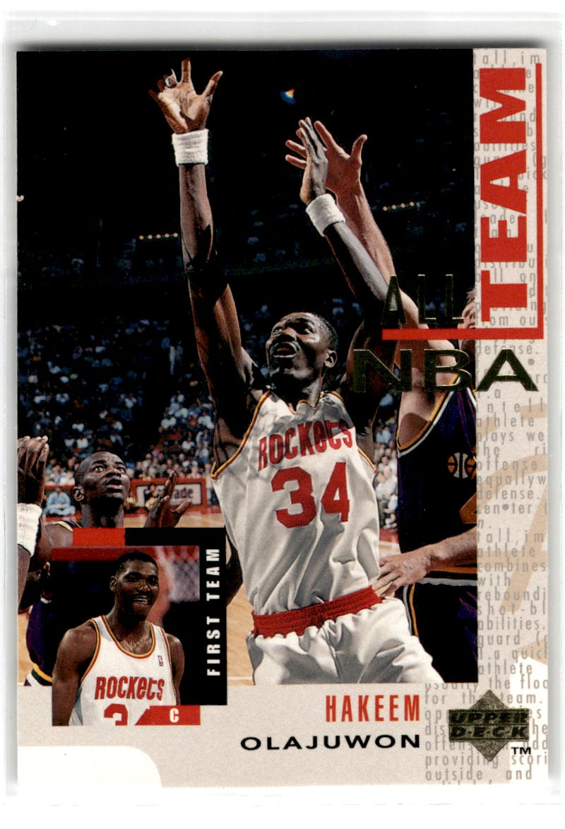 1994 Upper Deck All NBA Hakeem Olajuwon Card 13 Default Title