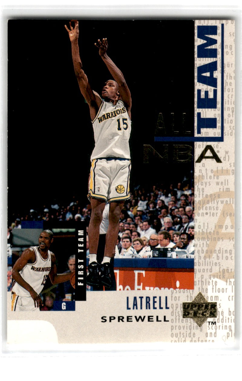 1994 Upper Deck All NBA Latrell Sprewell Card 15 Default Title