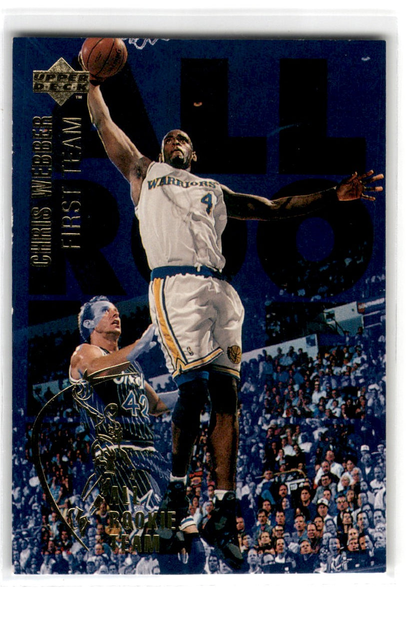 1994 Upper Deck First Big Blue Basketball Dream Team Chris Webber Card 1 Default Title