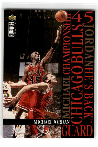 1995 Collector's Choice Jordan He's Back Michael Jordan M1