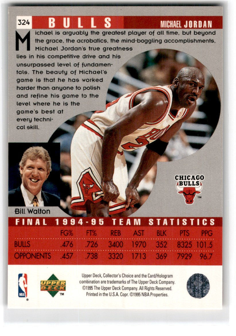 1995 Collector's Choice Michael Jordan 324
