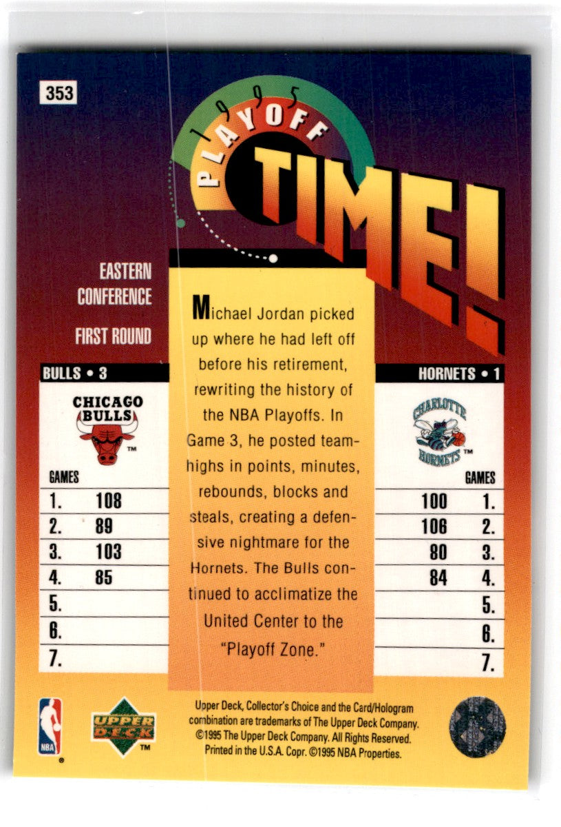 1995 Collector's Choice Michael Jordan 353