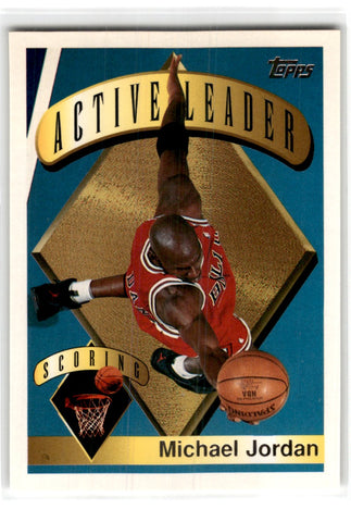 1995 Topps Active Leader Michael Jordan 1