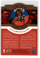 1996 Collector's Choice Jordan A Cut Above Michael Jordan CA6