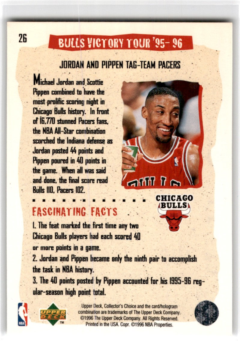 1996 Collector's Choice Michael Jordan 26