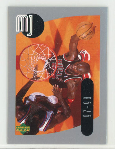 1998 Upper Deck Michael Jordan 50 Sticker