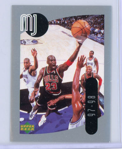 1998 Upper Deck Michael Jordan 54 Sticker