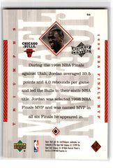 1999 Upper Deck Triumphs Michael Jordan 84