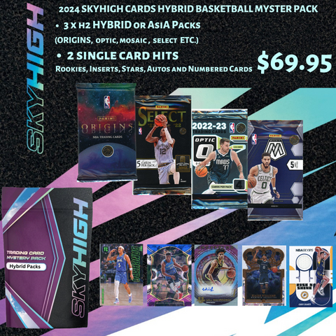 2024 Skyhigh Cards Basketball Hybrid Packs