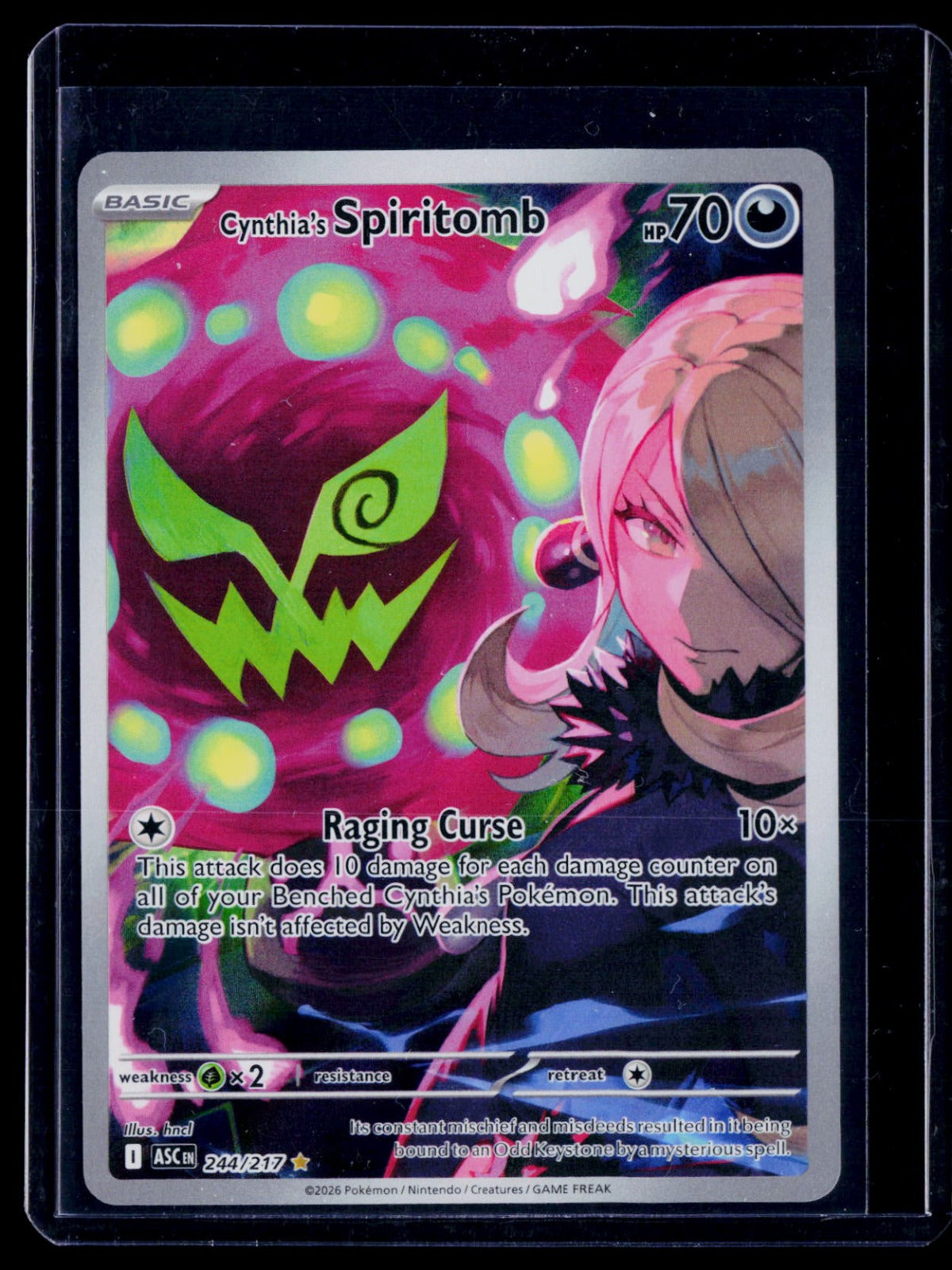 Cynthia's Spiritomb 244 ASC Holo NM