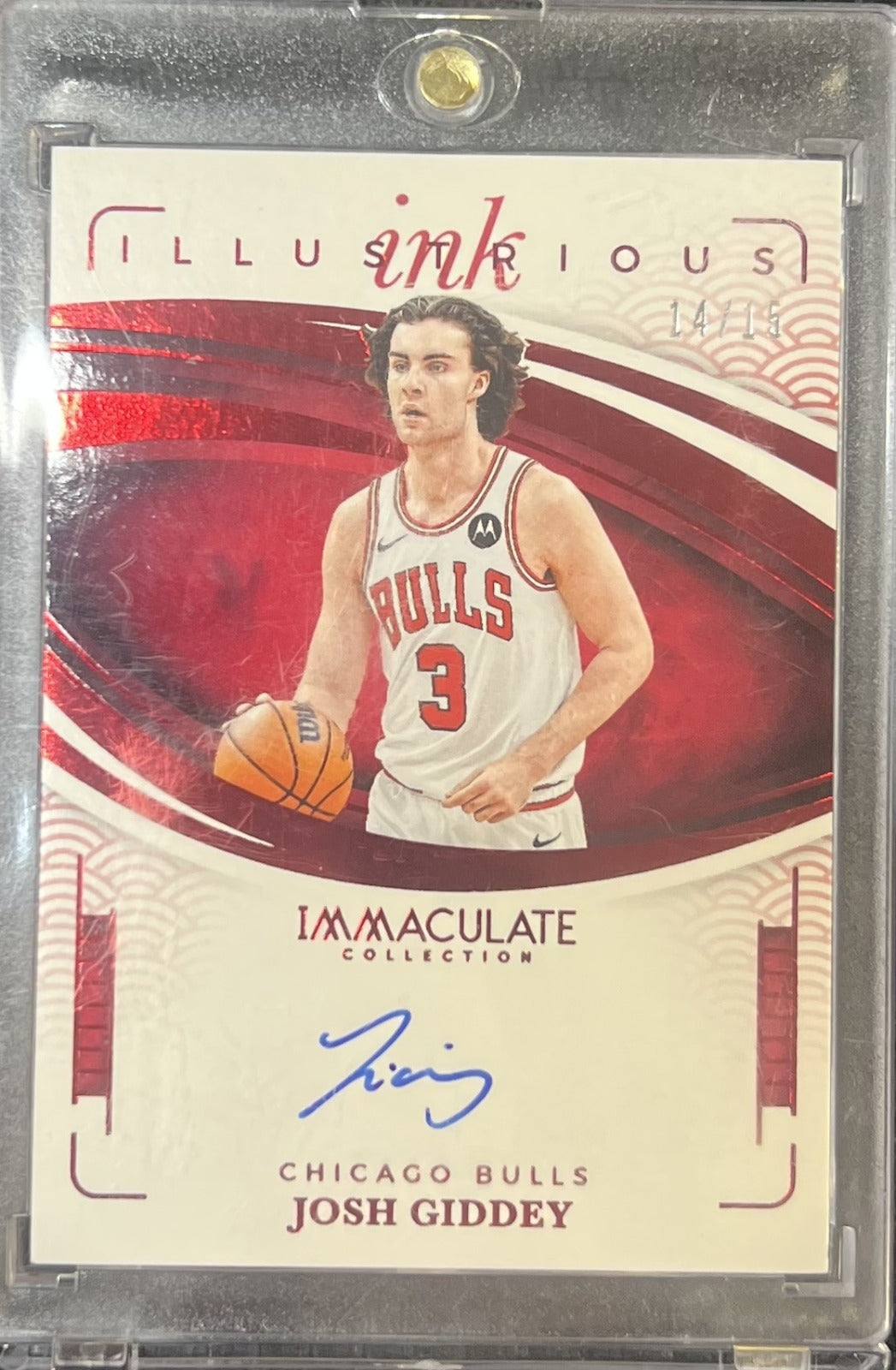 Josh Giddey Panini Immaculate Collection - Illustrious Ink /15 II-GID NM
