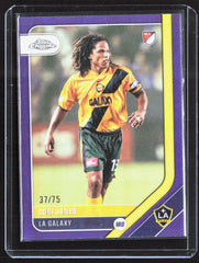 2026 Topps Chrome MLS - Purple Refractor Cobi Jones 146 /75 Los Angeles Galaxy