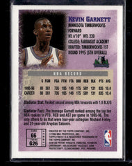 Kevin Garnett Base 66 NM (Back)