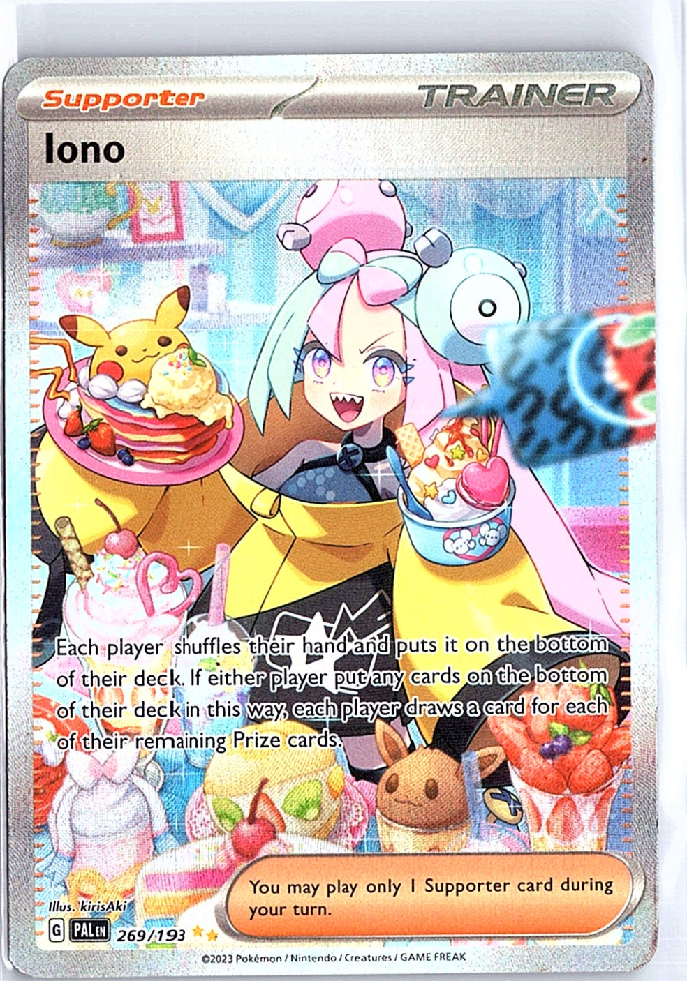 Iono Special Illustration Rare SV02: Paldea Evolved 269/193 NM