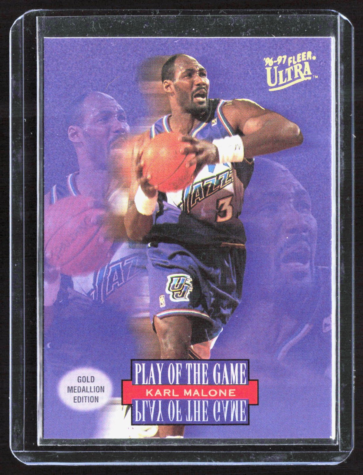 1996-97 Ultra - Gold Medallion Karl Malone G-293 Basketball Utah Jazz