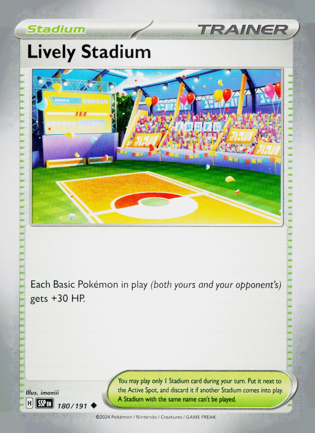 Lively Stadium SSP 180/191 NM