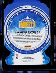 Carmelo Anthony Panini Crown Royale - Test of Time International Gold 3 NM