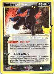 Umbreon Star Classic Collection Celebrations: Classic Collection 17/17 NM