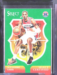 2024-25 Panini Select - Silver Prizm Alexandre Sarr 73 Green RC