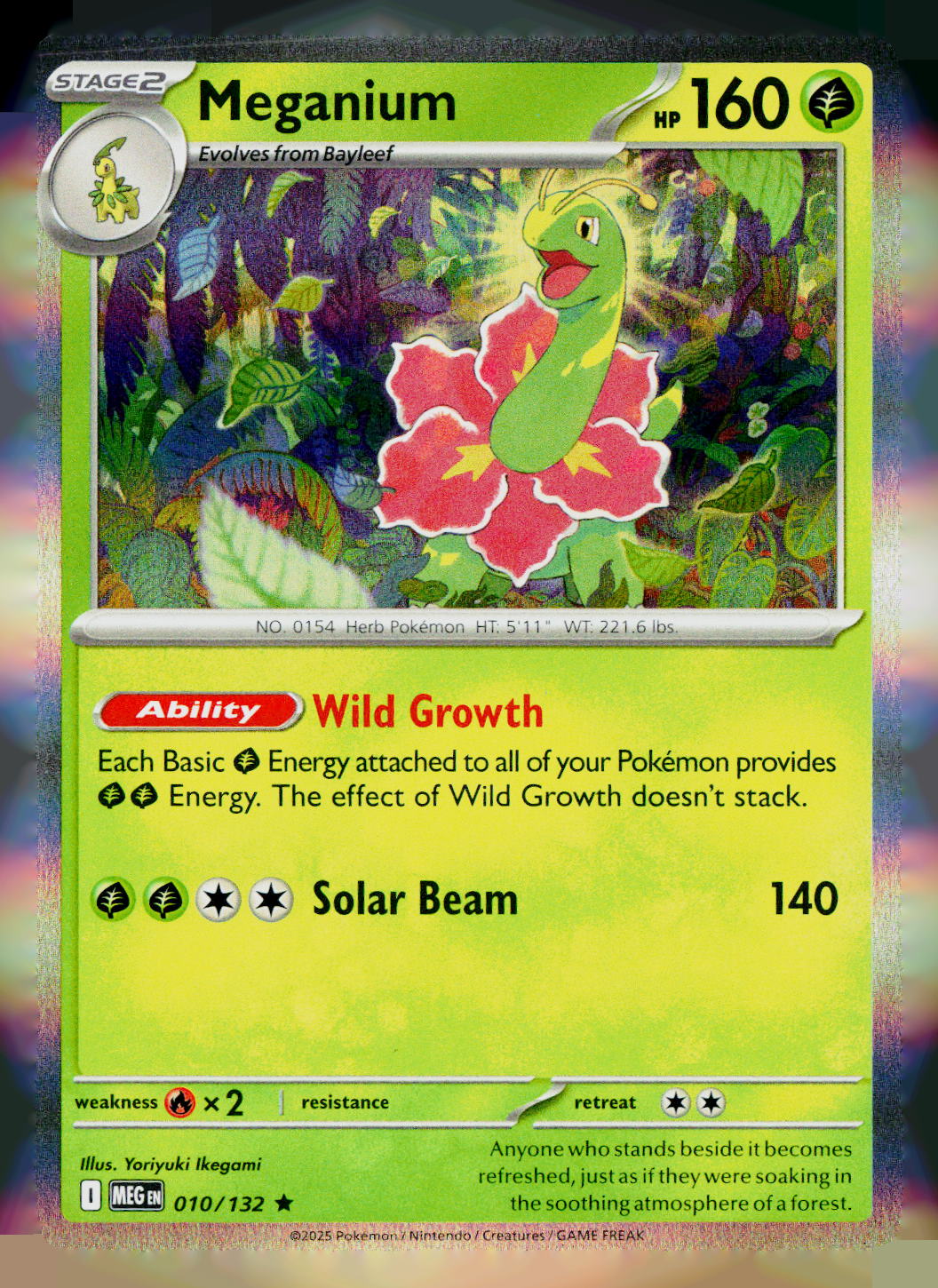 Meganium MEG 010/132 Holo NM