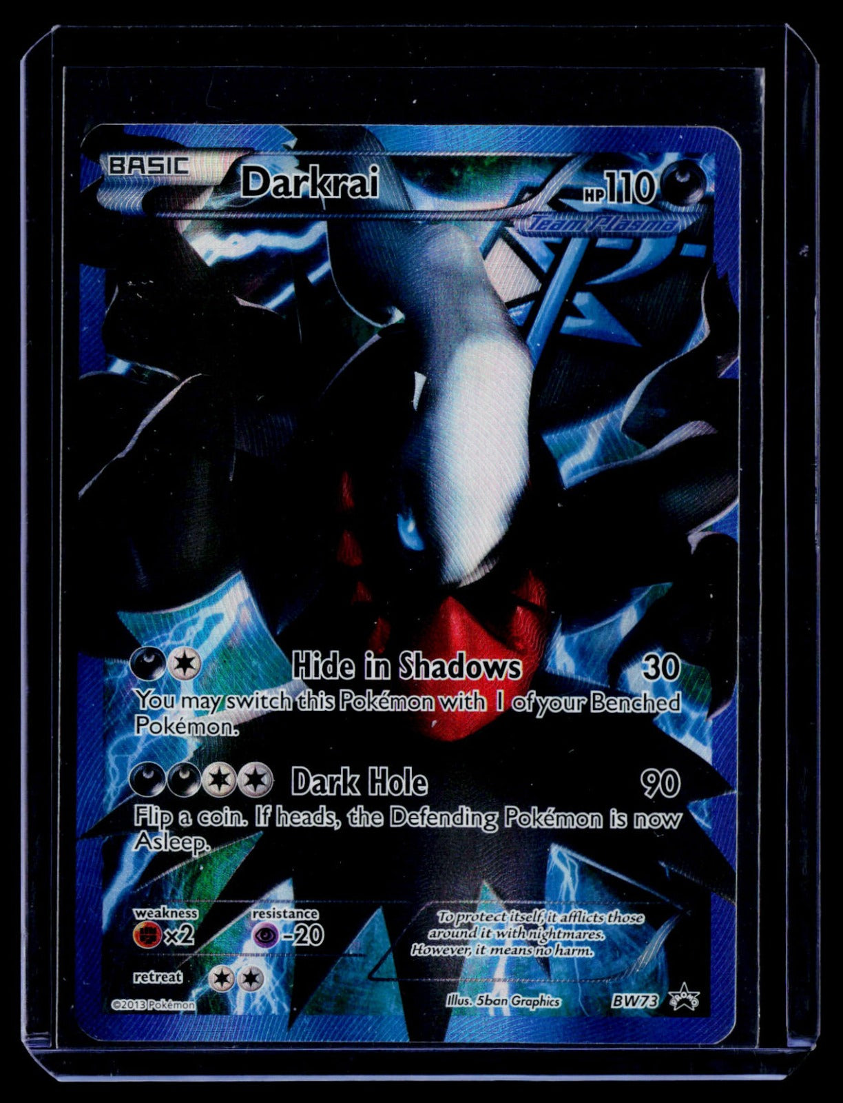 Darkrai (Team Plasma) Holo Black and White Promos BW73 LP