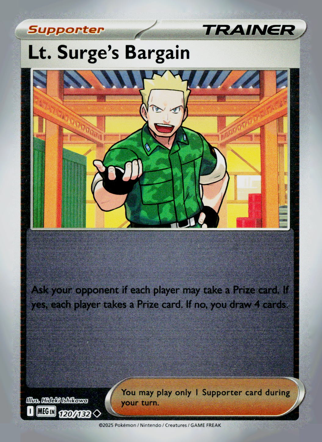 Lt. Surge's Bargain MEG 120/132 Reverse Holo NM