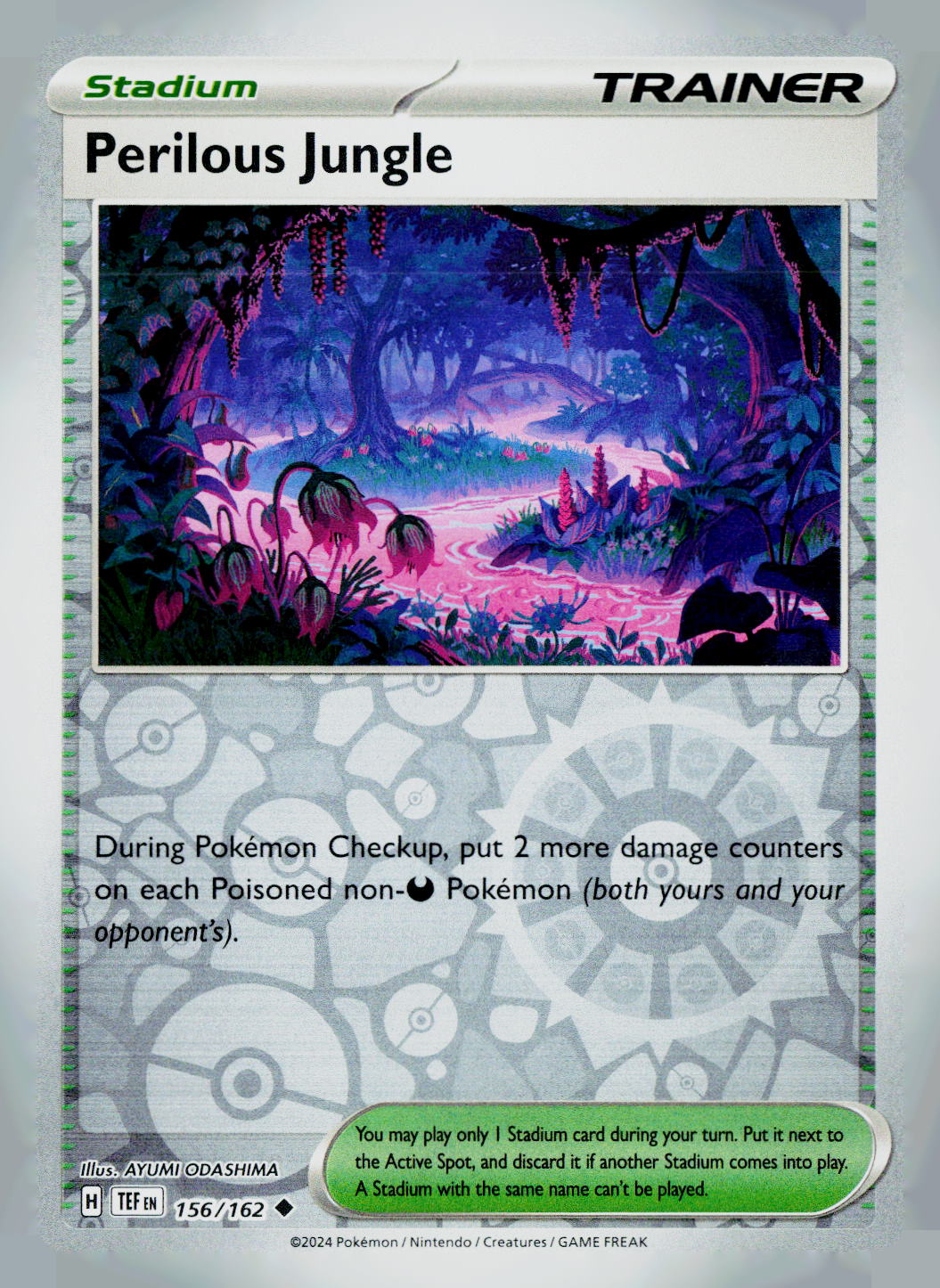 Perilous Jungle TEF 156/162 Reverse Holo NM