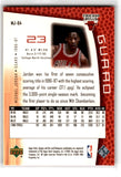 2001 Upper Deck MJ's Back Michael Jordan MJ-64