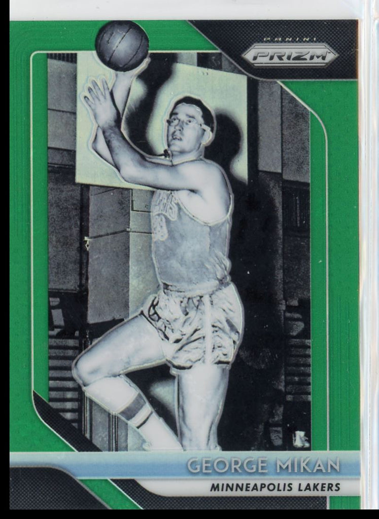 2018 Panini Prizm Green George Mikan Card 285 Default Title