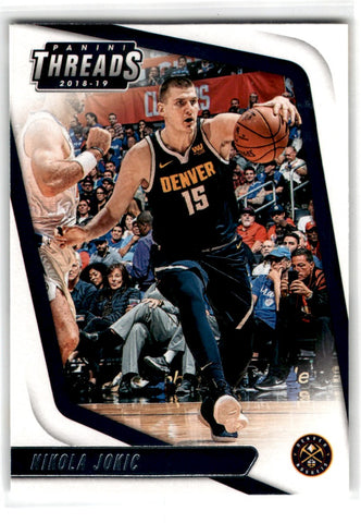 2018 Panini Threads Nikola Jokic Card 60 Default Title