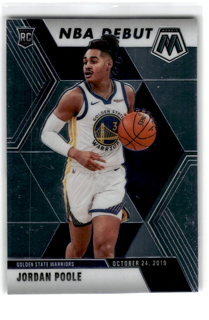 2019 Panini Mosaic NBA Debut RC Jordan Poole Card 261 Default Title