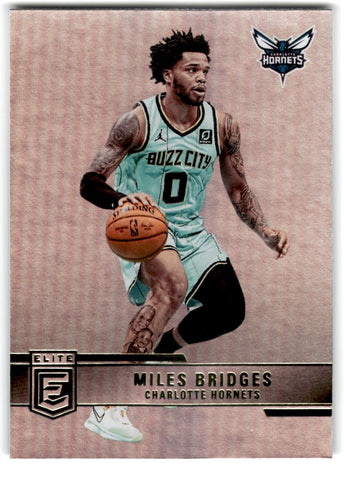 2020 Donruss Elite Miles Bridges Card 122 Default Title