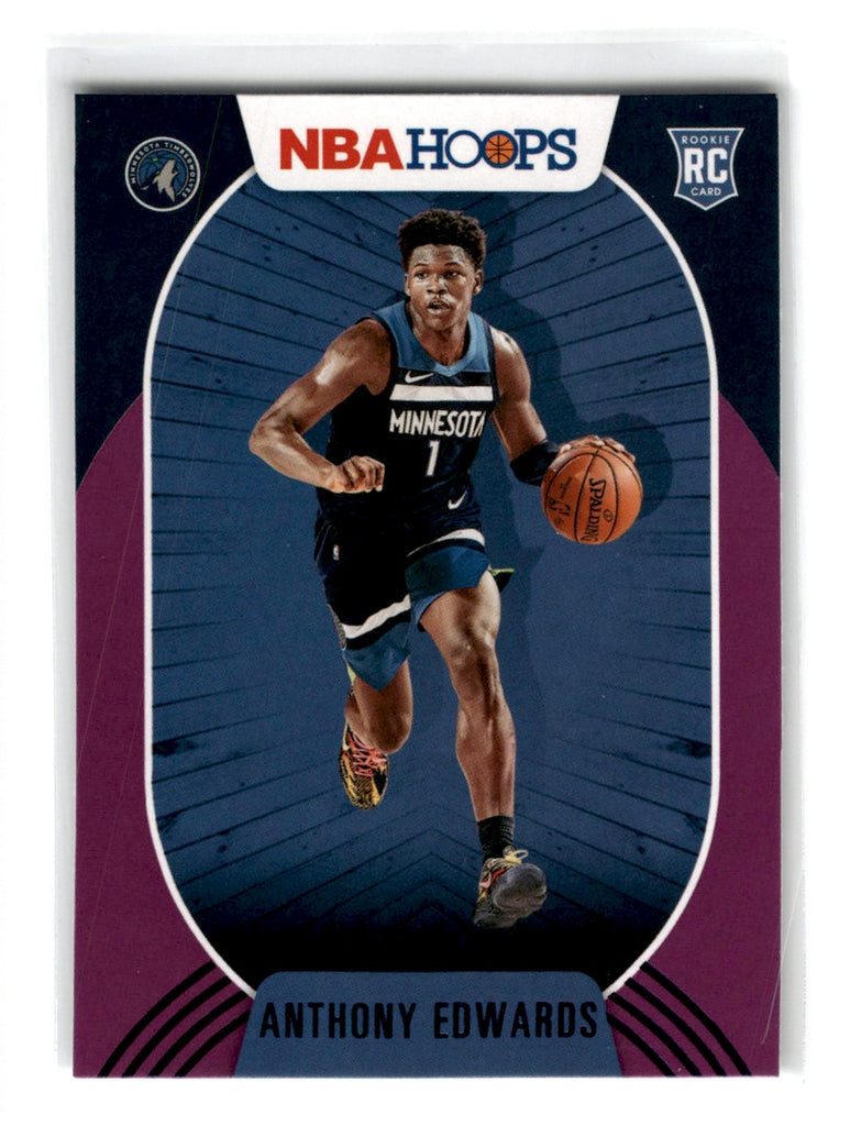 2020 Hoops Purple RC Anthony Edwards Card 216 Default Title