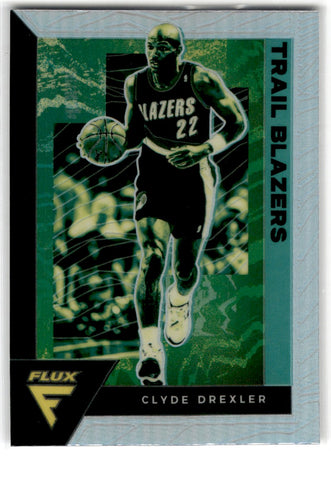 2020 Panini Flux Clyde Drexler Card 187 Default Title