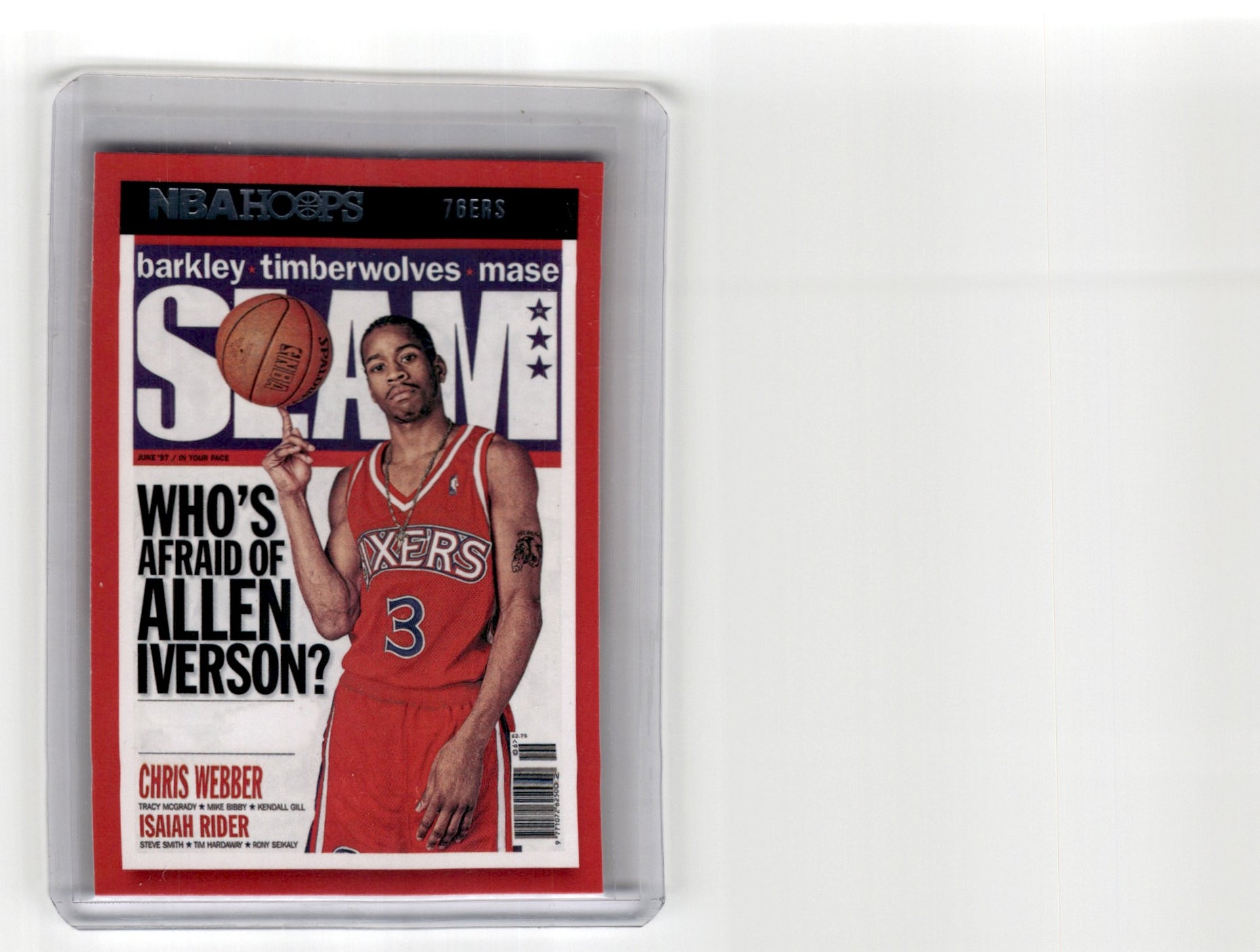 2020 Panini Hoops Slam Allen Iverson Card 25 Default Title