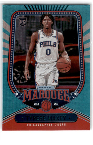 2020 Panini Marquee Tyrese Maxey Card 260 Default Title