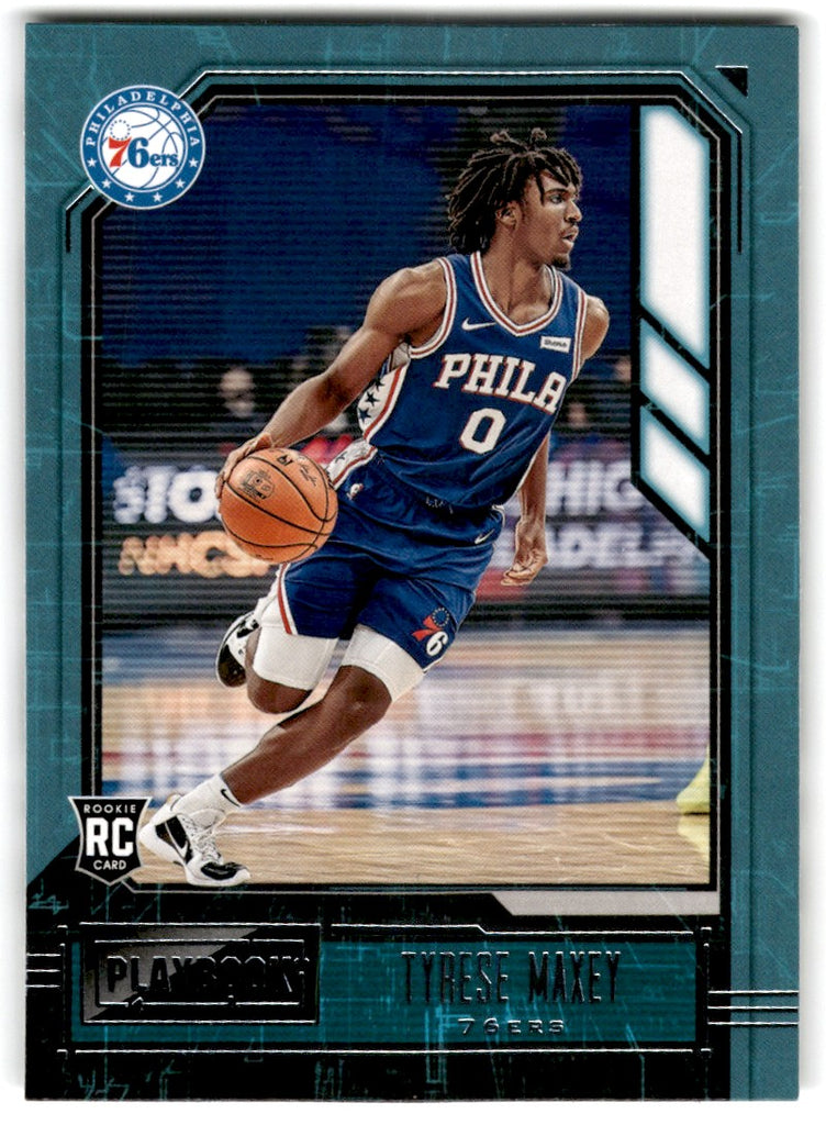 2020 Panini Playbook Tyrese Maxey Card 168 Default Title