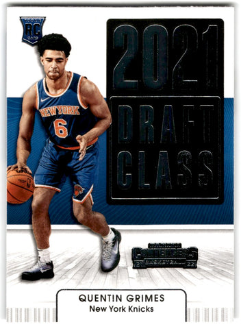 2021 Panini Contenders Draft Class Quentin Grimes Card 25 Default Title