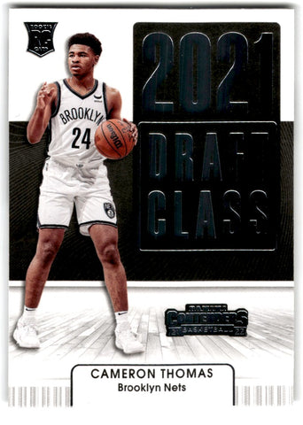 2021 Panini Contenders Draft Classic Collectors Club Gold Crown Cameron Thomas Card 27 Default Title