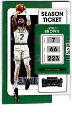 2021 Panini Contenders Game Ticket Anniversary Edition Jaylen Brown Card 34 Default Title