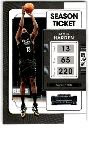 2021 Panini Contenders Game Ticket Anniversary Edition James Harden Card 64 Default Title